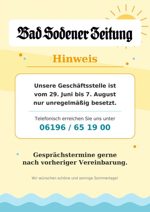 BSZ_Geschaeftsstelle_Sommer_Plakat